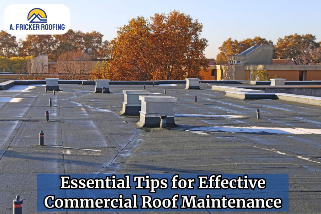 Commercial roof maintenance