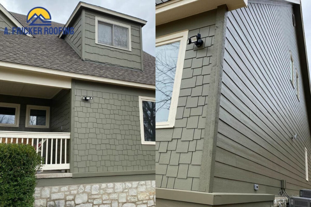 Hardie board siding