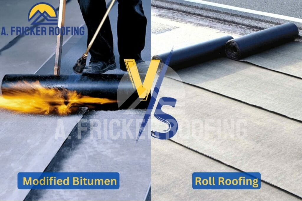 Modified bitumen vs roll roofing