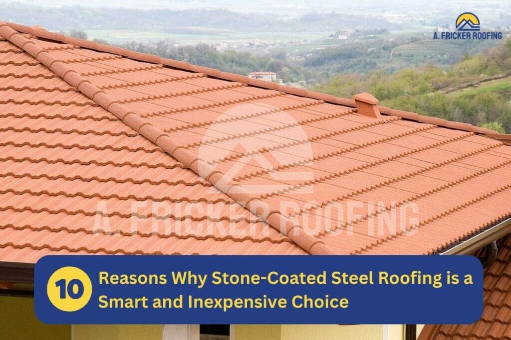 Stone-coated steel roofing