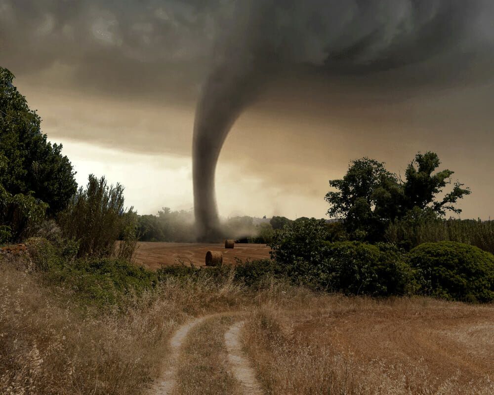 Tornadoes and strong winds