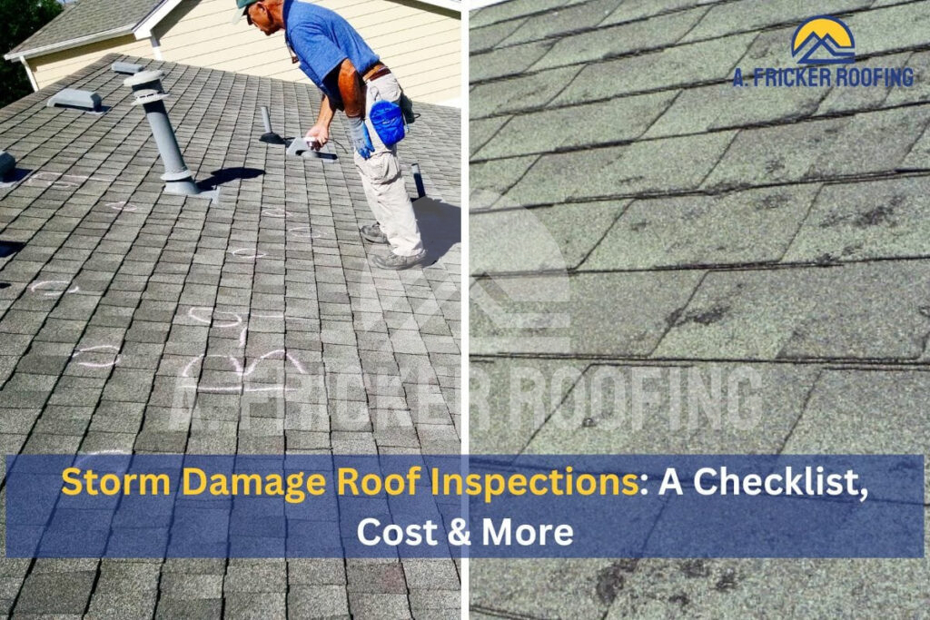 Storm damage roof inspections
