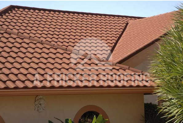 Stone-coated steel roofing