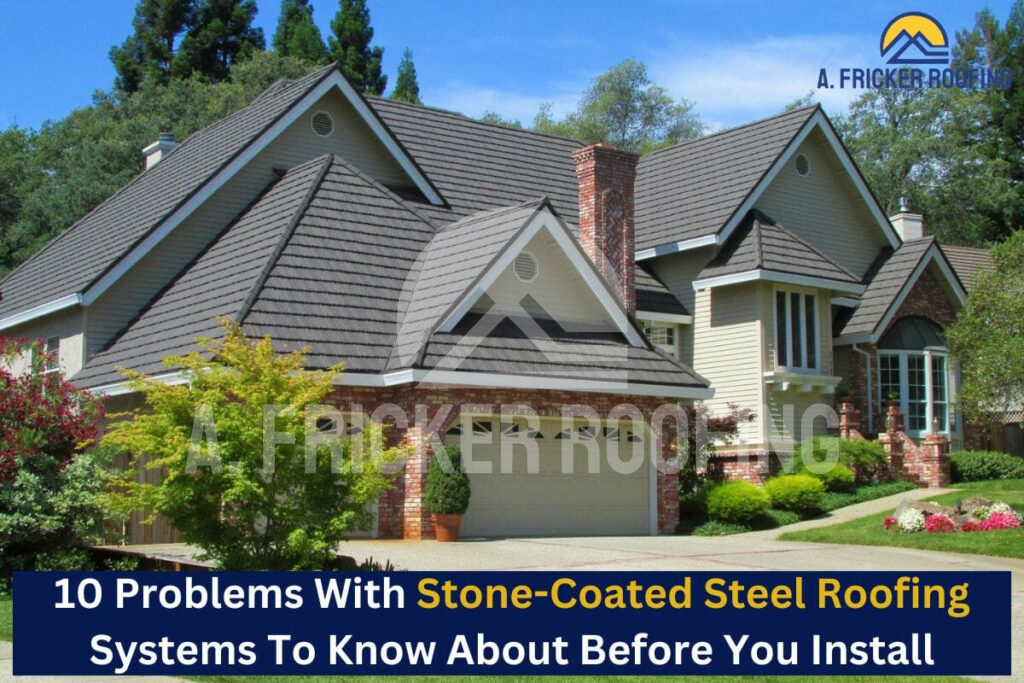 Stone-coated steel roofing