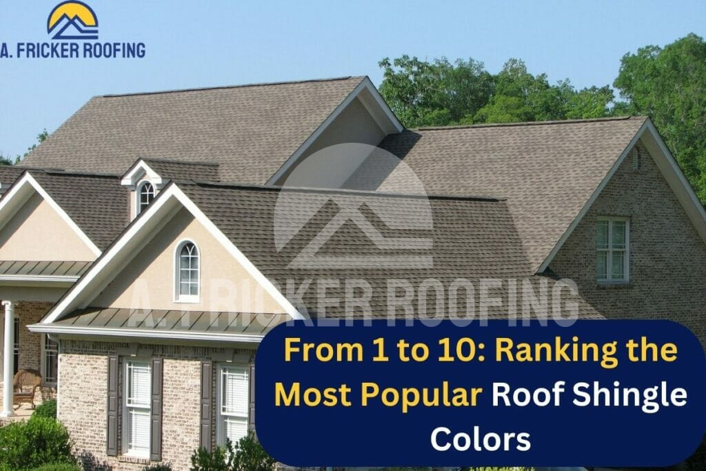 Roof shingles colors most popular