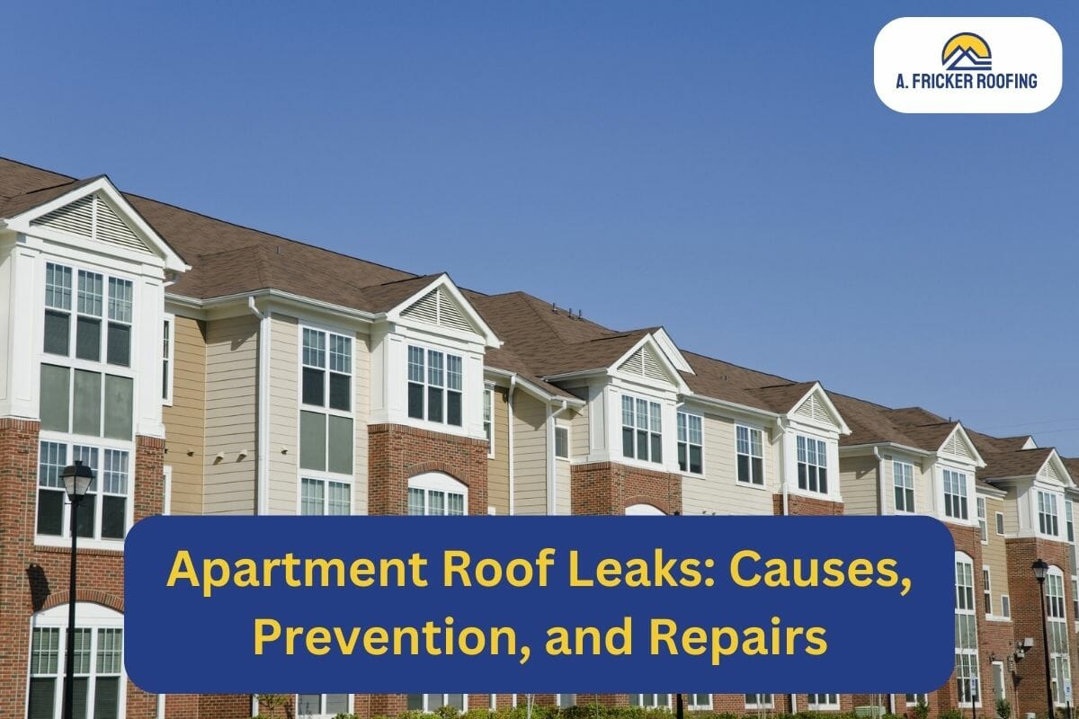 Apartment Roof Leaks Causes
