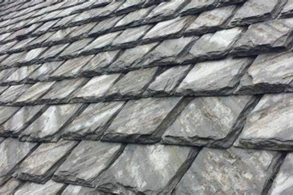 Hard slate roof tiles