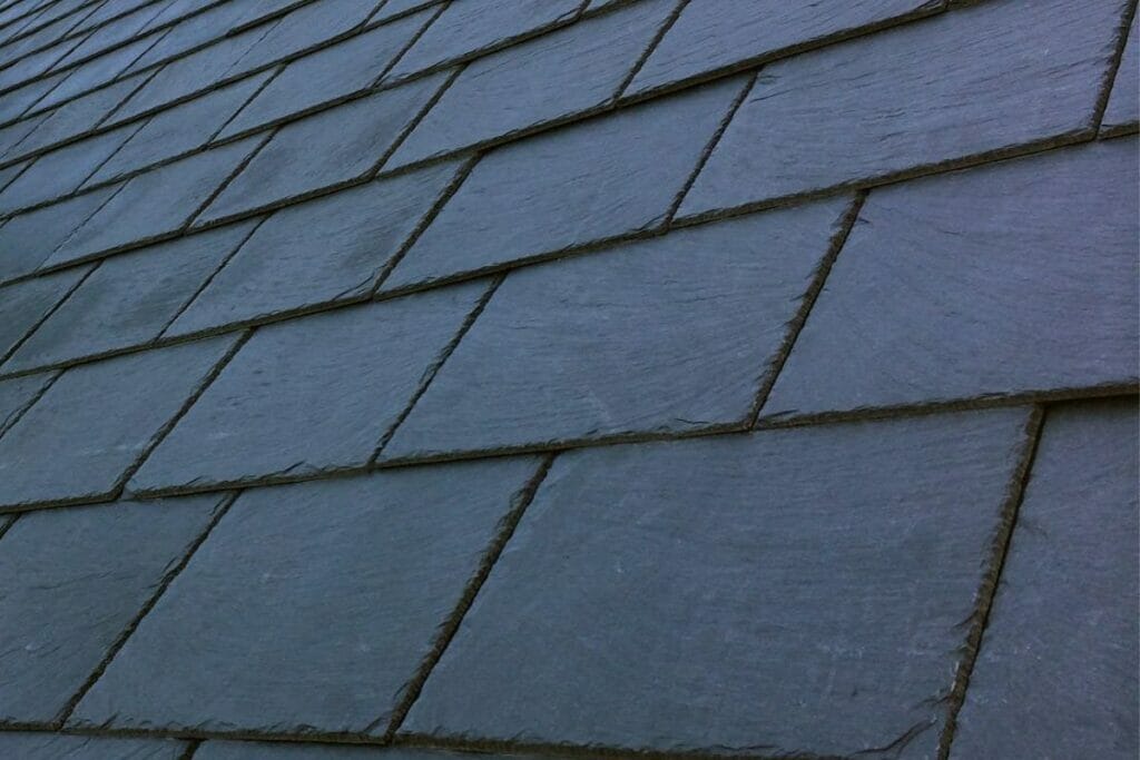 Natural slate roof