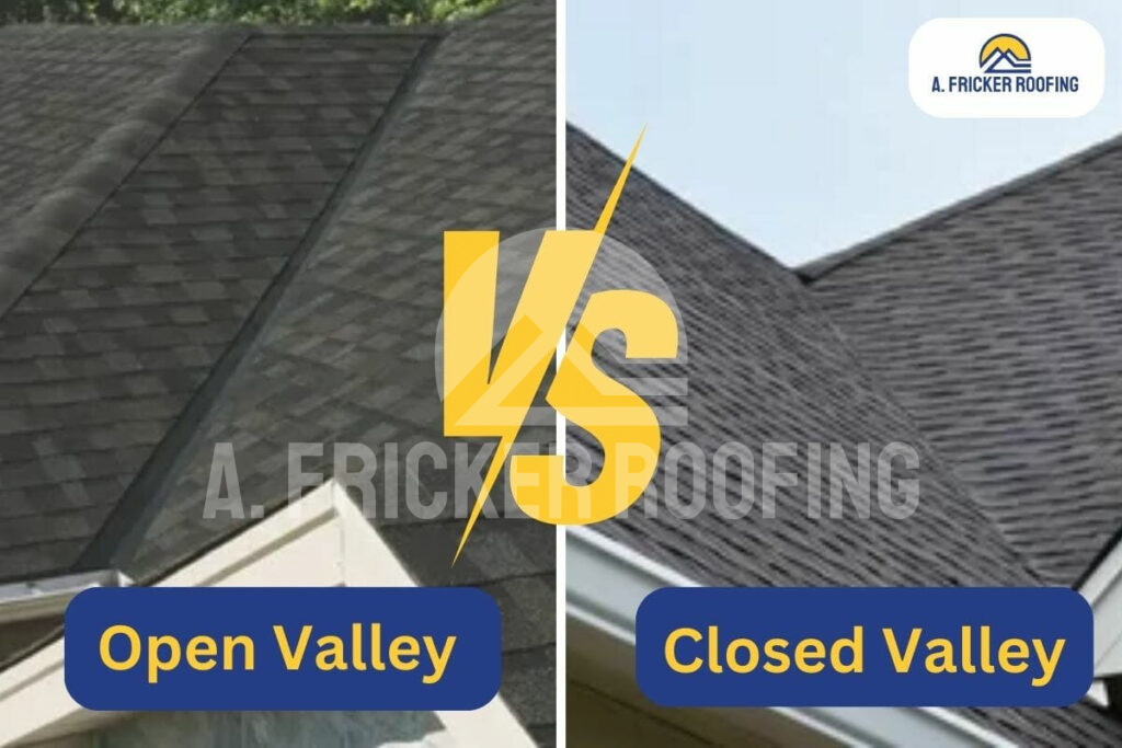 Open valley vs. Closed valley roofs