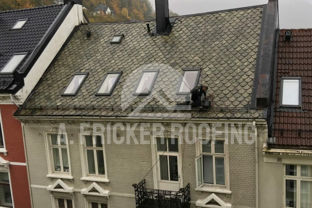 Apartment roof collapse