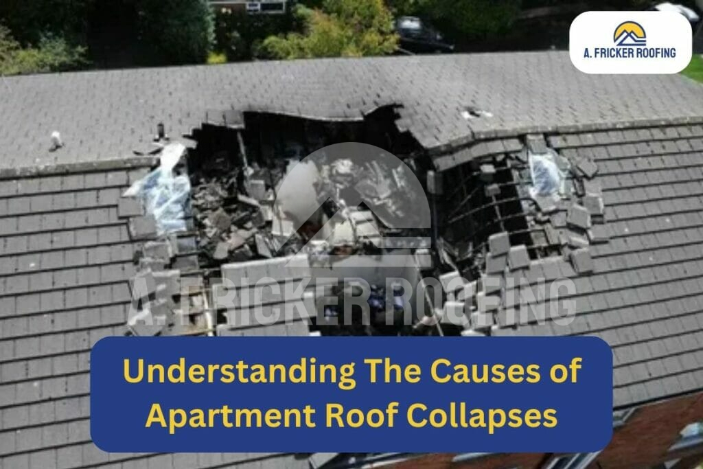 Apartment roof collapses