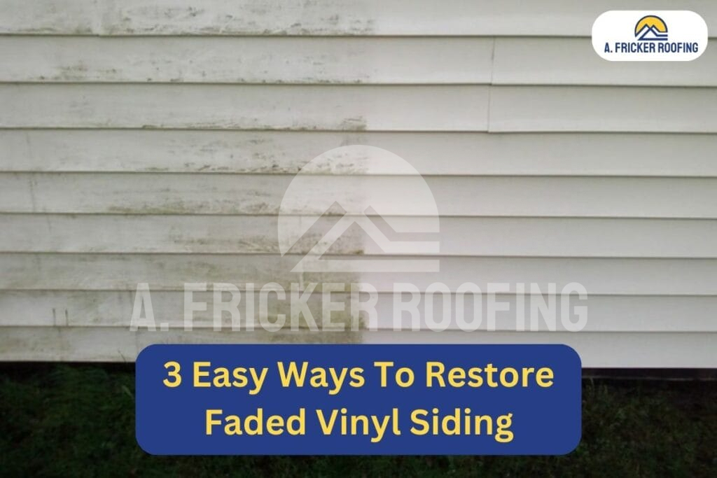 Faded vinyl siding