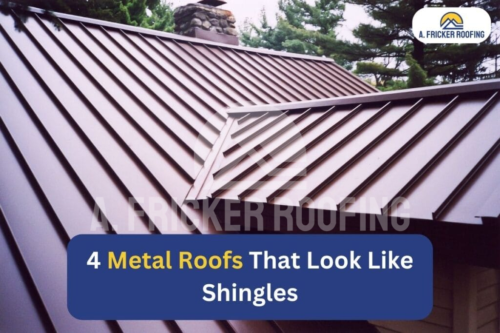 Metal roof that look like shingles
