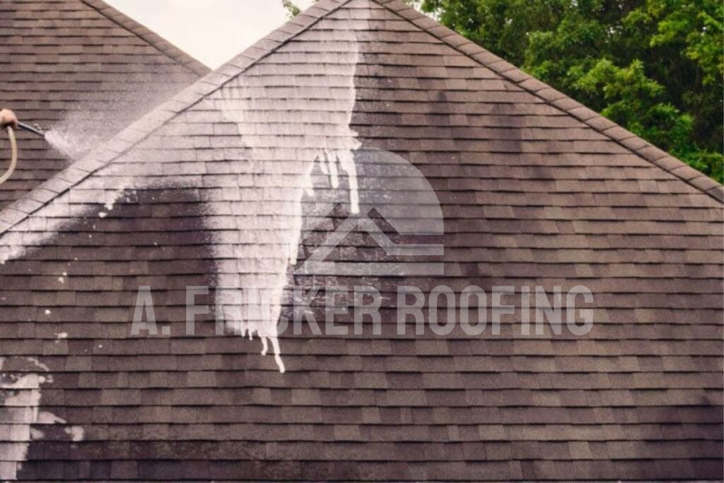 Faded roof shingles