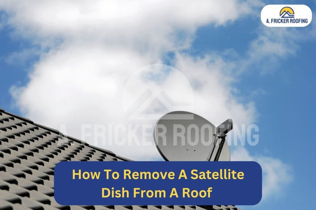 Remove satellite dish from roof