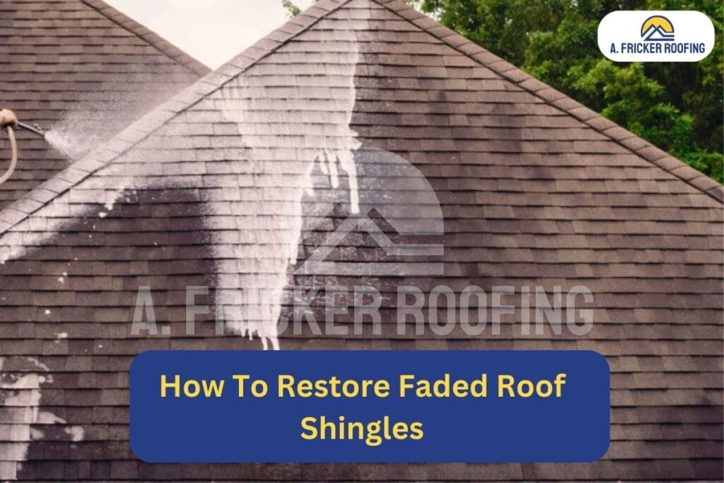 Faded roof shingles