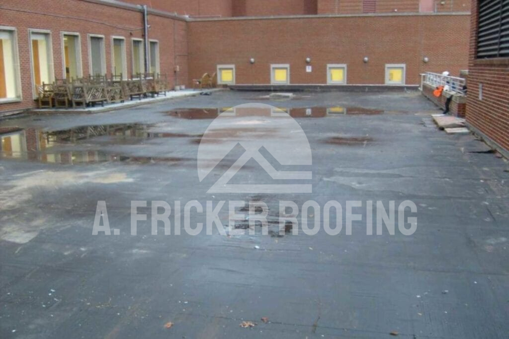 Commercial roof leak repair