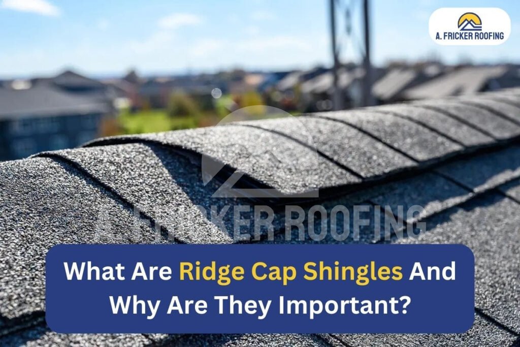 Ridge cap shingles