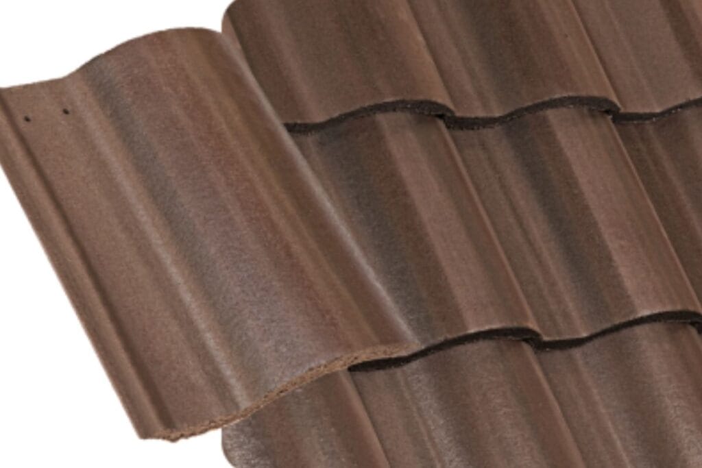 Crown roof tile