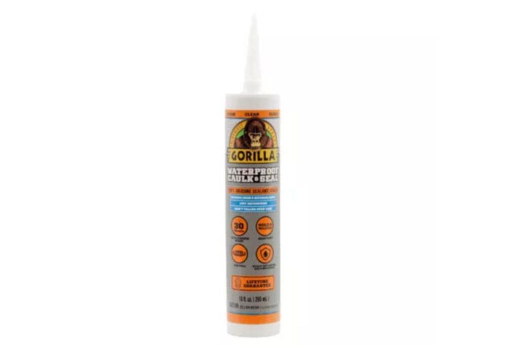 Gorilla waterproof caulk & seal 100% silicone sealant 