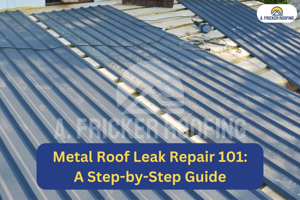Metal roof leak repair