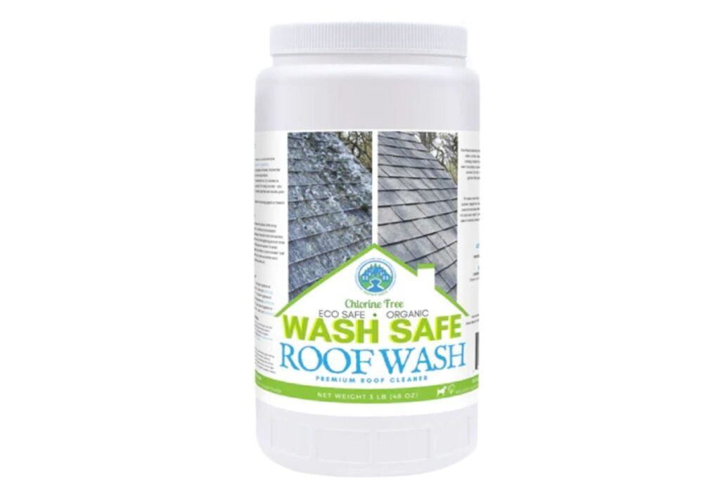 Wash safe™ roof wash