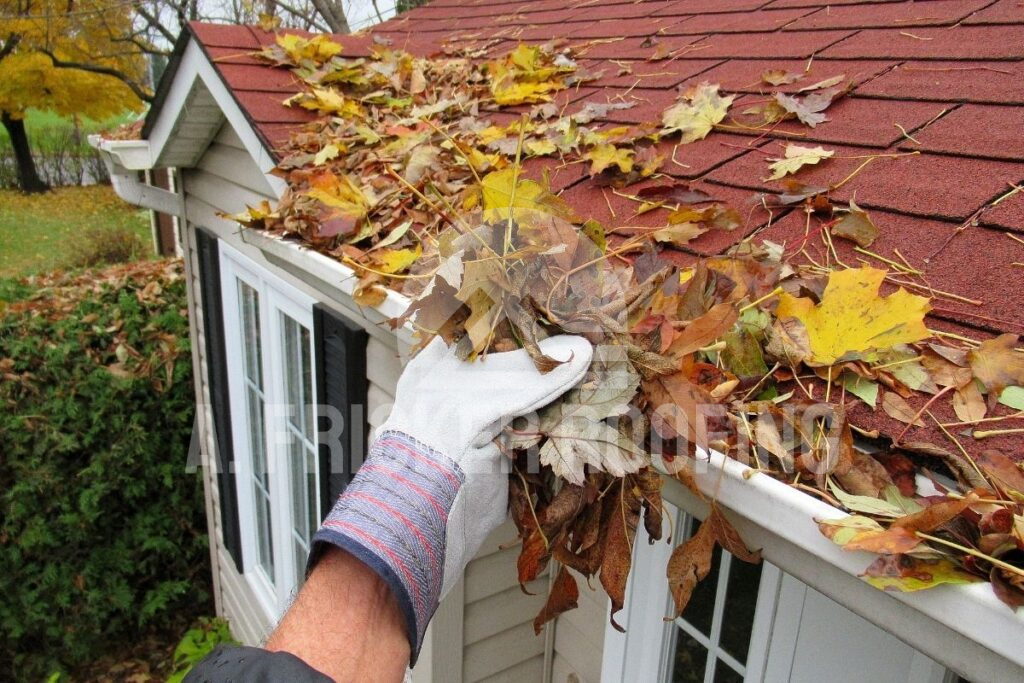 Clogged gutters