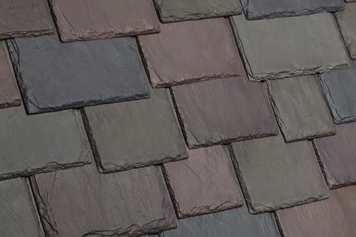 Davinci roofscapes multi-width composite slate shingles