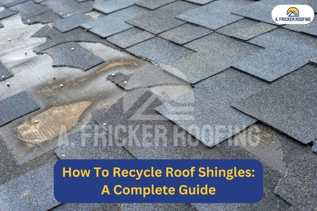 Recycle roof shingles