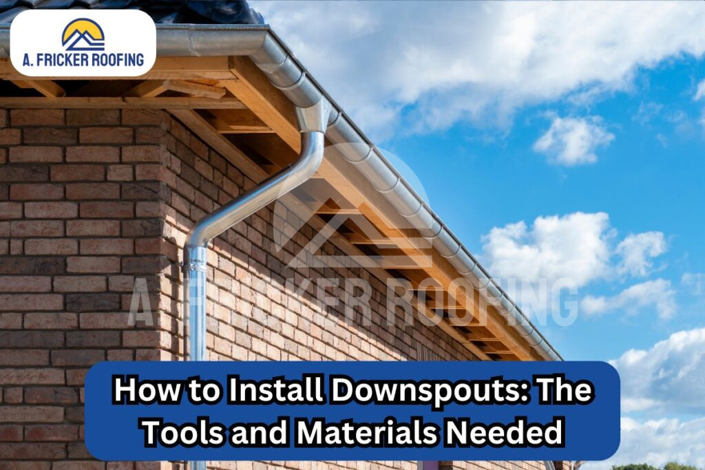 How to install downspouts