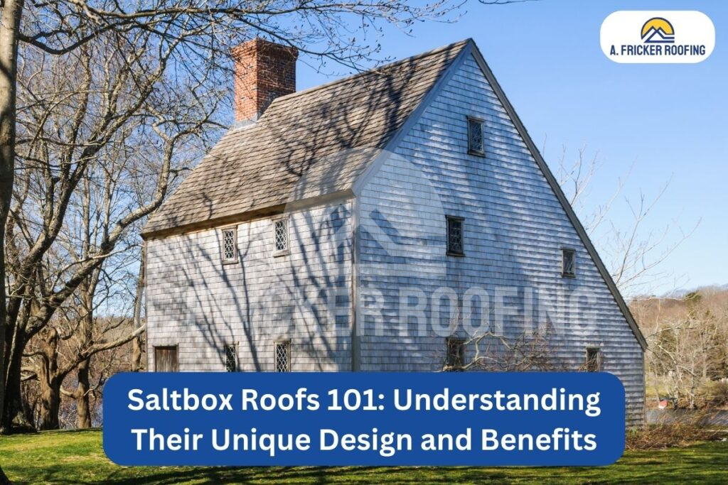 Saltbox roof