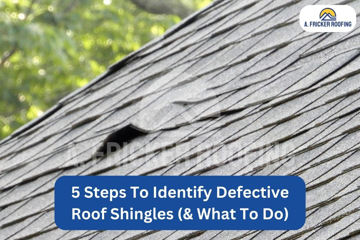 Defective roof shingles