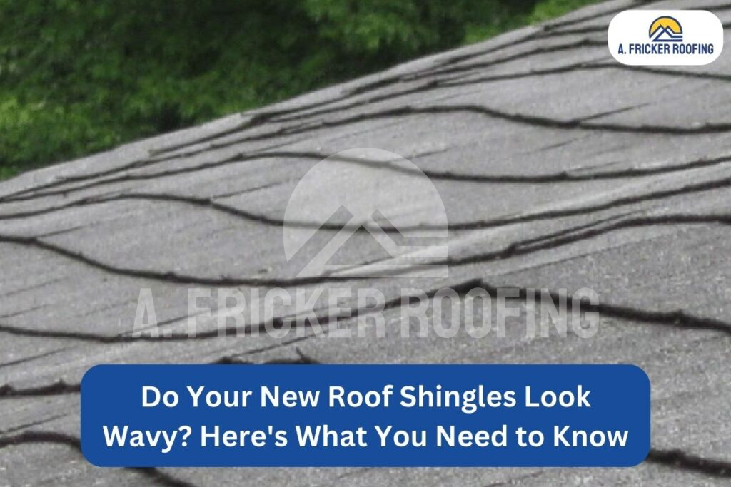 New roof shingles look wavy