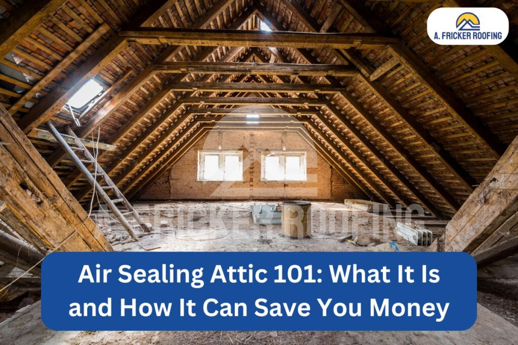 Air sealing attic