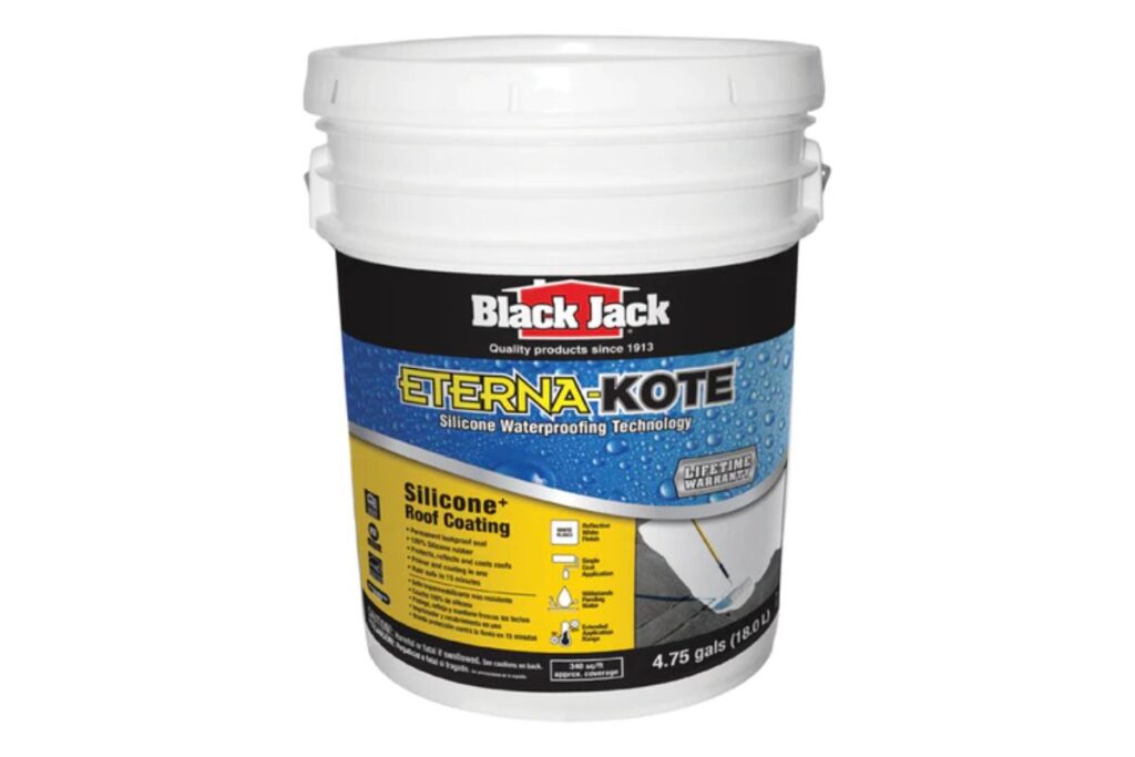 Black jack® eterna-kote® silicone roof coating