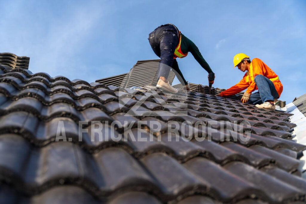 Concrete roof tiles