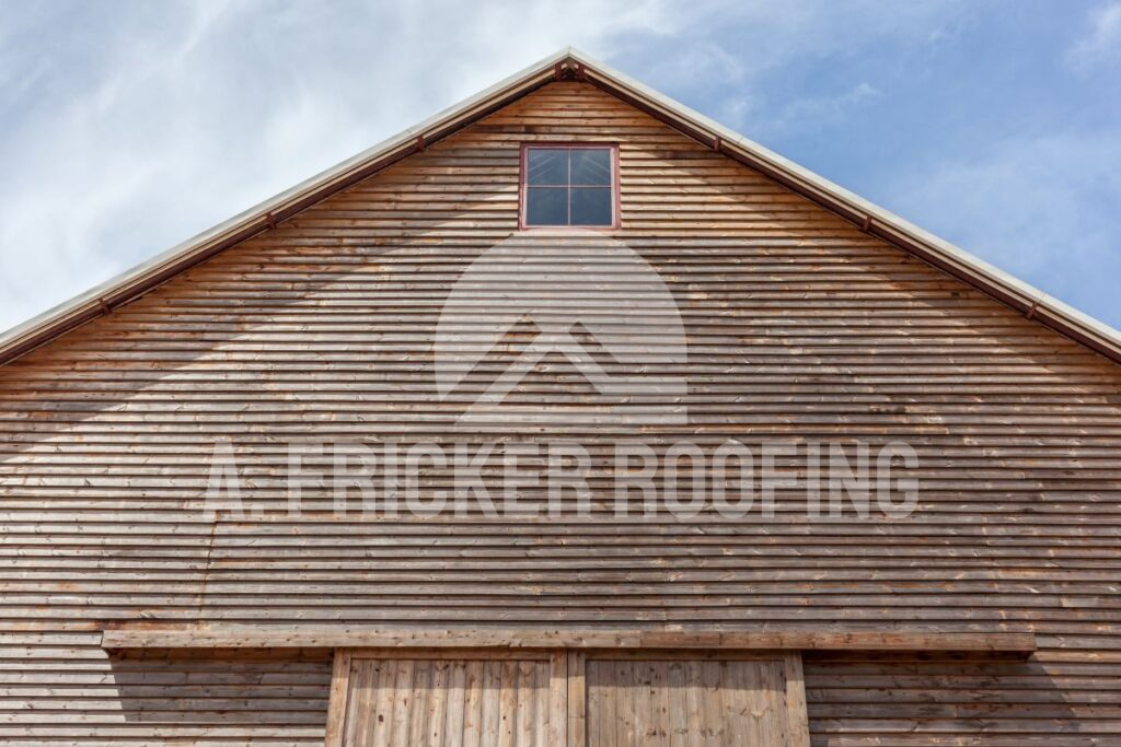 Gable shed roofs