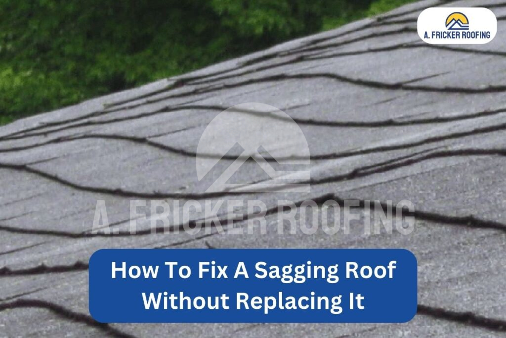 How to fix a sagging roof