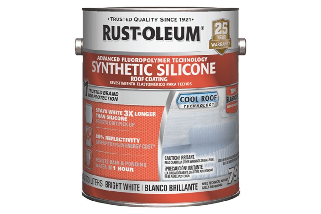 Rust-oleum® 790 synthetic silicone roof coating 