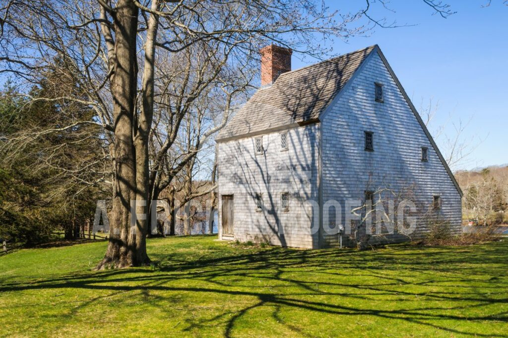 Saltbox shed roofs