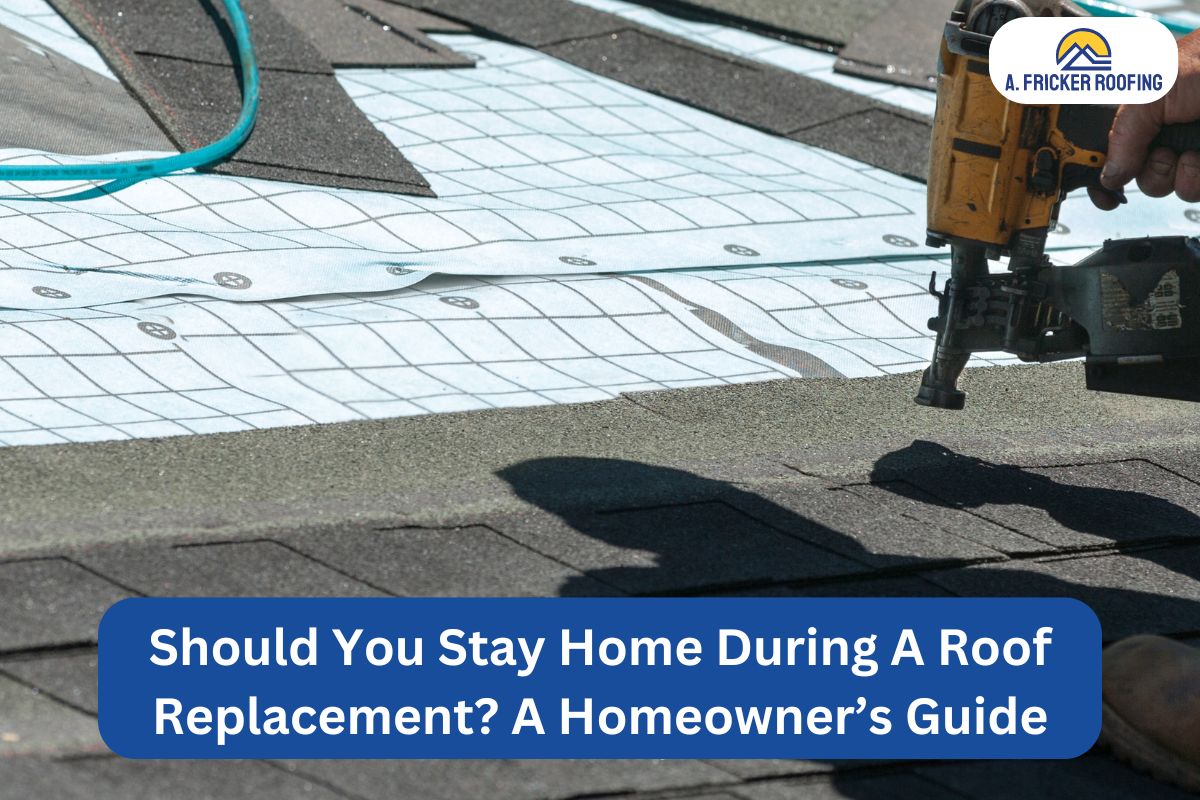 Should You Stay Home During Roof Replacement