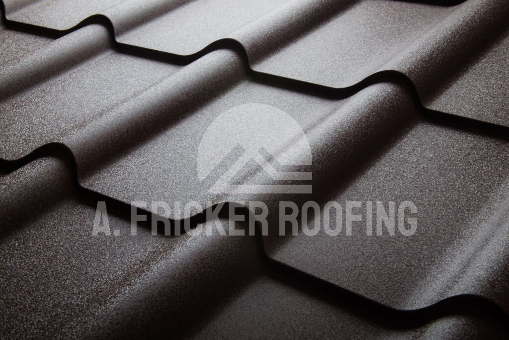 Corrugated metal roofing