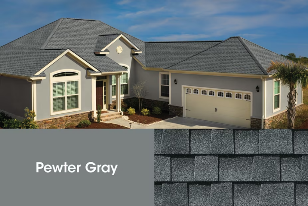 Gaf timberline roof shingle pewter gray 