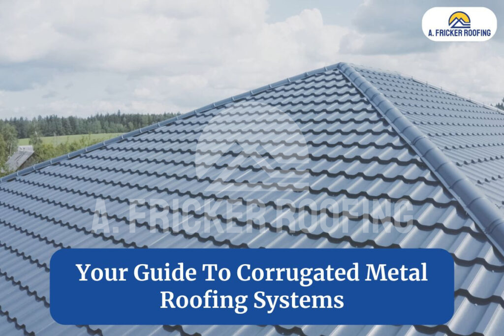 Corrugated metal roofing