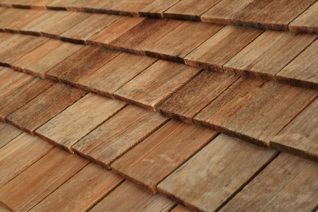 Wood shake shingle