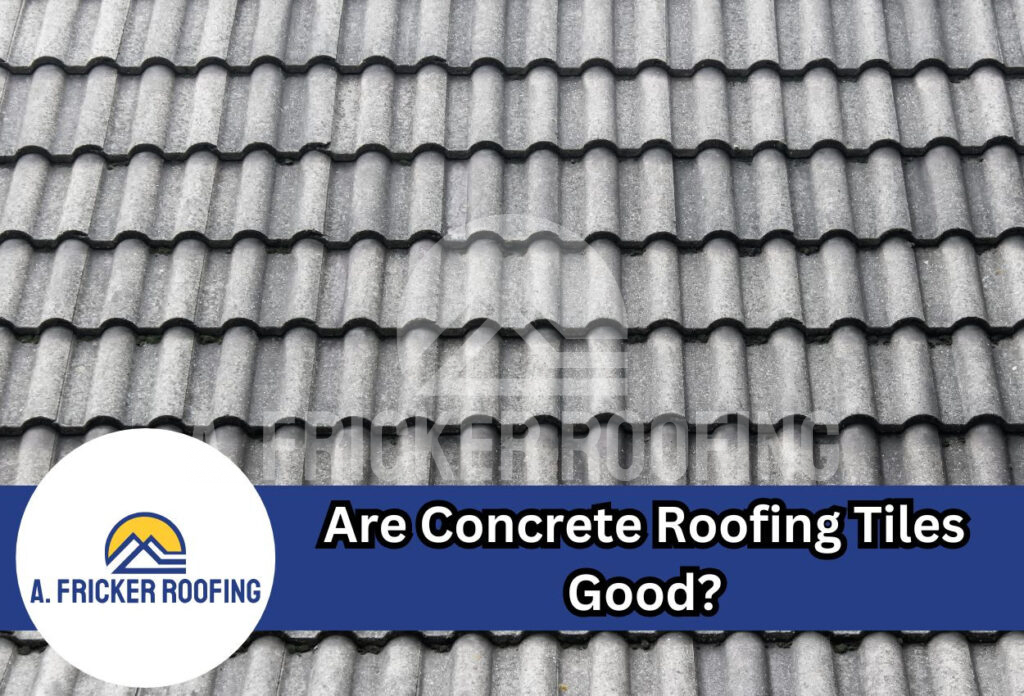 Concrete roofing tiles