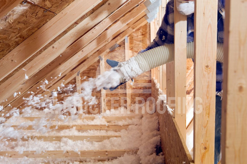 Blown-in insulation