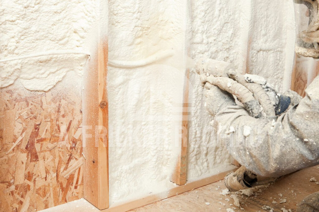 Spray foam insulation