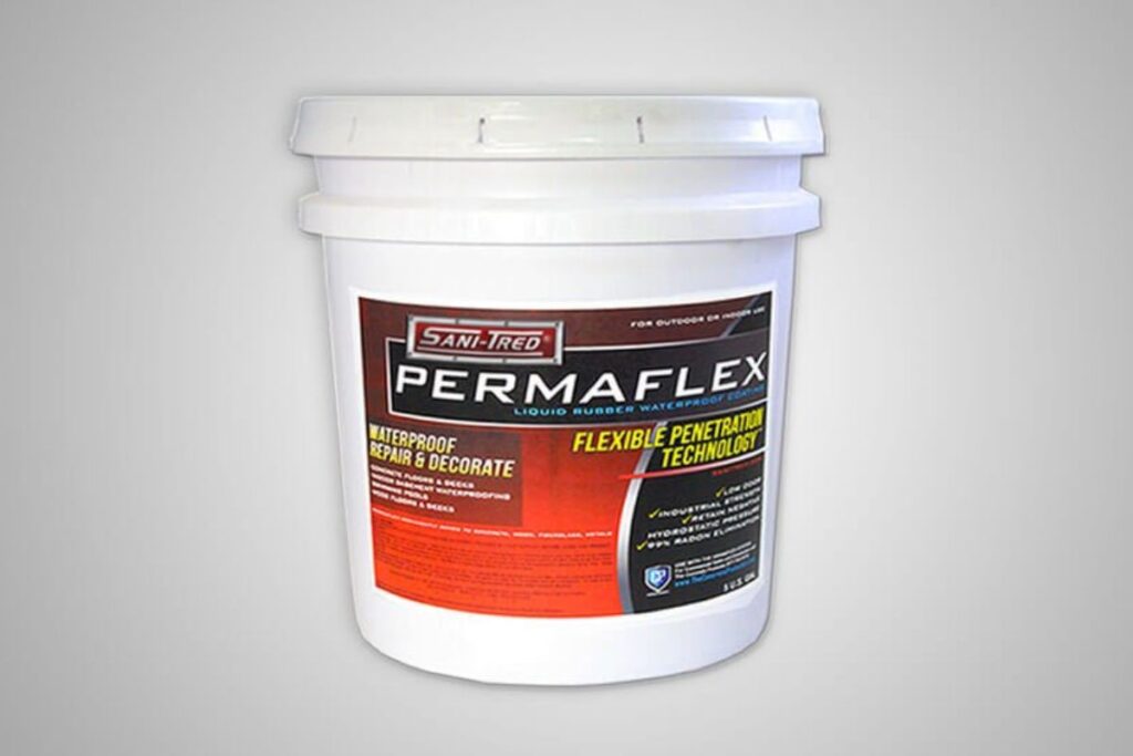 Sani-tred permaflex liquid rubber