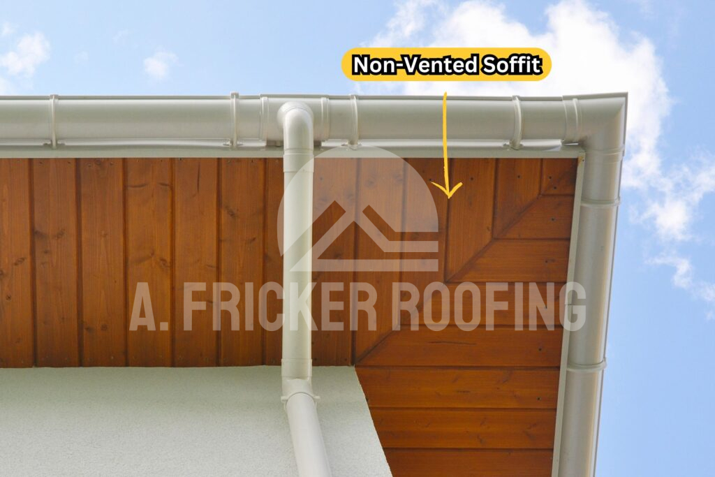 Non-vented soffits